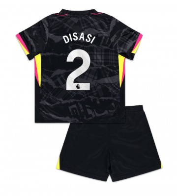 Chelsea Axel Disasi #2 Tercera Equipación Niños 2024-25 Manga Corta (+ Pantalones cortos)